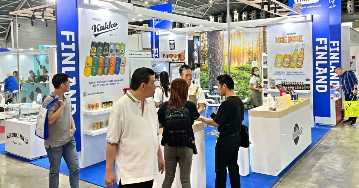 Messeforumin hiilineutraali messuosasto Food and Hotel Asia messuilla Singaporessa.